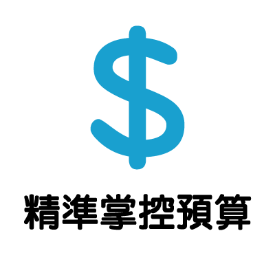 精準掌控預算